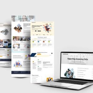 webpage design mockup