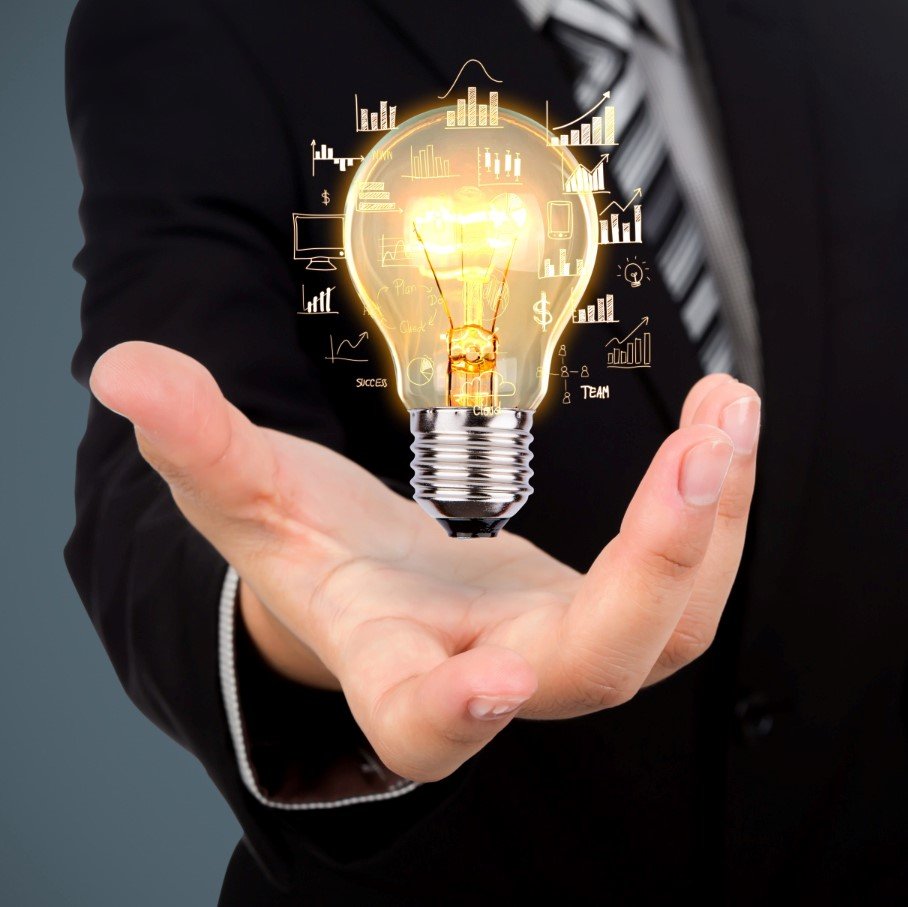 A bump on the palm. Some icons next to Balp